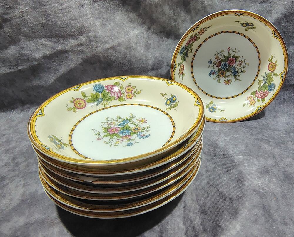 8 Vintage Noritake Elysian Dessert / Berry Bowls